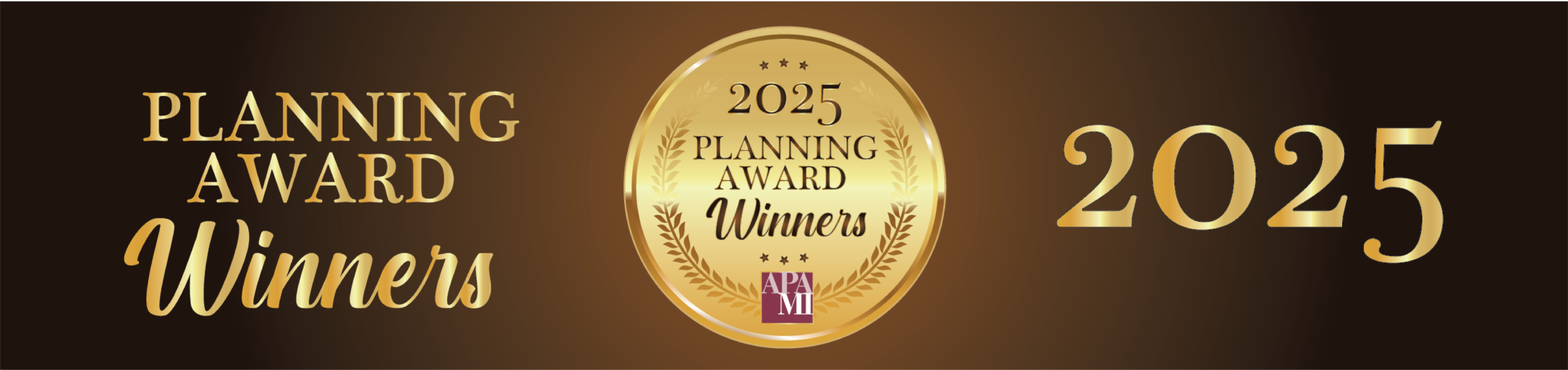 Planning Award Banner 2025
